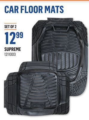 Canac Supreme car floor mats offer