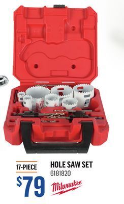 Canac Hole saw set 17-piece offer