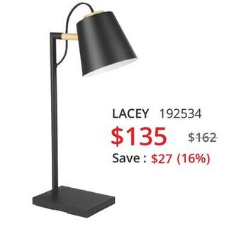 Multi Luminaire Table lamp lacey offer
