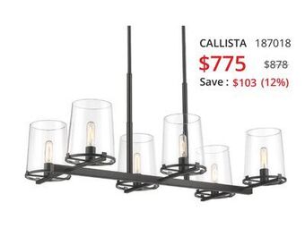 Multi Luminaire Chandelier callista offer