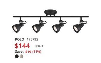 Multi Luminaire Polo track lighting offer