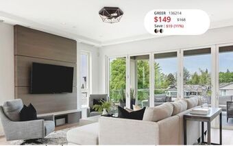 Multi Luminaire Flush mount greer offer