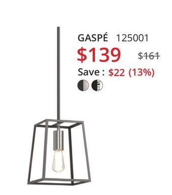 Multi Luminaire Gaspé simple hanging light offer