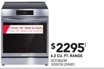RONA Frigidaire gallery 6.2 cu. ft. range offer