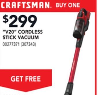 RONA V20 cordless stick vacuum offer