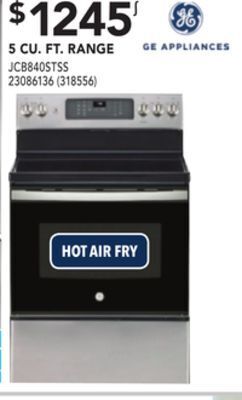 RONA 5 cu. ft. range offer