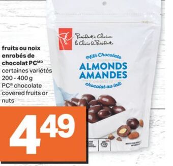 L'Intermarché Fruits ou noix enrobés de chocolat, 200 - 400 g offer
