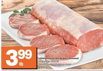 L'Intermarché Côtelettes ou rôti de porc désossé offer