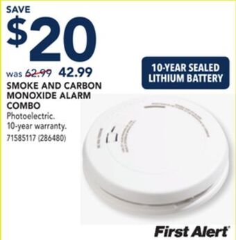 RONA First alert smoke and carbon monoxide alarm combo offer