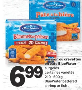 L'Intermarché Poisson ou crevettes en pâte surgelés, 210 - 600 g offer