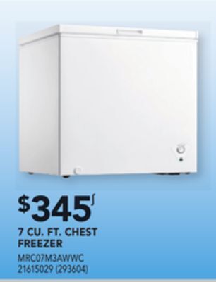 RONA 7 cu. ft. chest freezer offer