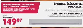 Home Hardware Convection baseboard heater - with thermostat offer