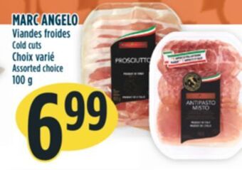 Marché Adonis Marc angelo viandes froides offer