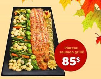 Marché Adonis Plateau saumon grillé offer