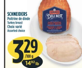 Marché Adonis Schneiders poitrine de dinde offer