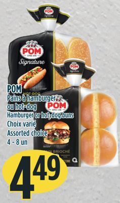 Marché Adonis Pom pains à hamburger ou hot-dog offer