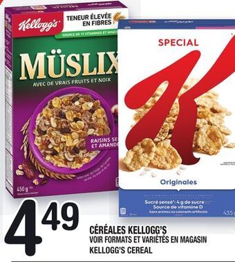 Marche Ami Céréales kellogg's | kellogg's cereal offer