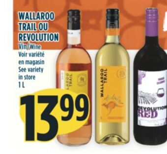 Marché Adonis Wallaroo trail ou revolution vin offer