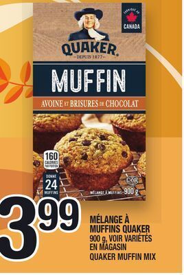 Marche Ami Mélange à muffins quaker | quaker muffin mix offer