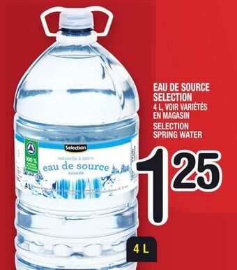 Marche Ami Eau de source selection | selection spring water offer