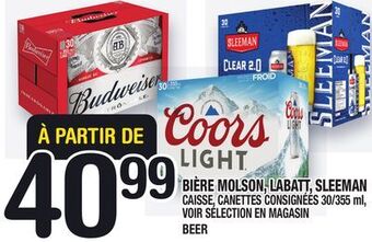 Marche Ami Bière molson, labatt, sleeman | beer offer