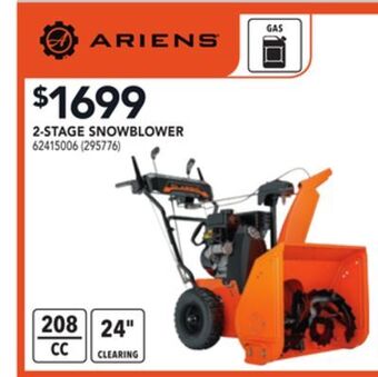 Réno Dépôt Ariens 2-stage snowblower offer