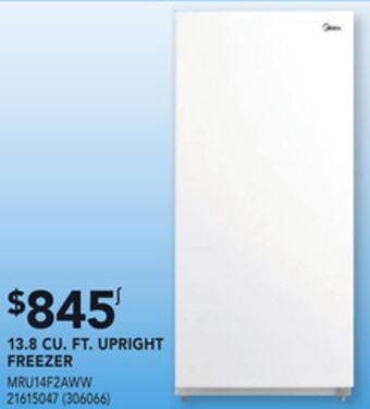 Réno Dépôt Midea 13.8 cu. ft. upright freezer offer