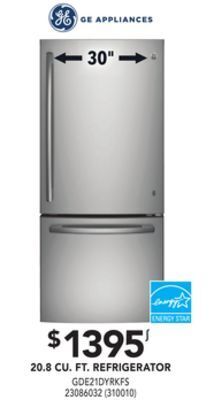 Réno Dépôt Ge 20.8 cu. ft. refrigerator offer