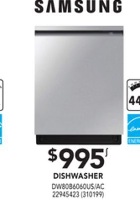 Réno Dépôt Samsung dishwasher offer
