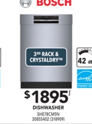 Réno Dépôt Bosch dishwasher offer