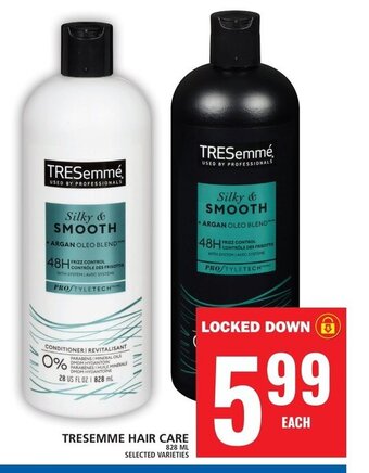 Food Basics TRESEMME HAIR CARE 828ML offer