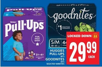 Food Basics HUGGIES PULL-UPS 66'S, GOODNITES 44'S offer