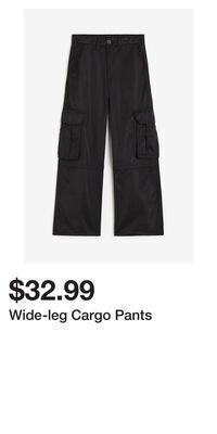 H&M Wide-leg cargo pants offer