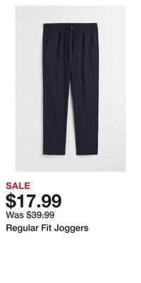 H&M Regular fit joggers offer