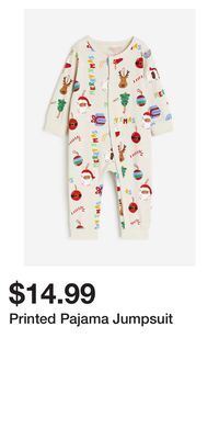 H&M Printed pajama jumpsuit offer