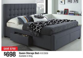 Bad Boy Superstore Queen storage bed offer