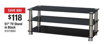 Bad Boy Superstore 51 51 tv stand in black offer