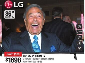 Bad Boy Superstore 86 lg 4k smart tv offer