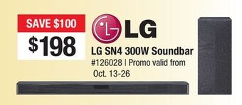 Bad Boy Superstore Lg sn4 300w soundbar offer