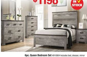Bad Boy Superstore 6pc. queen bedroom set offer