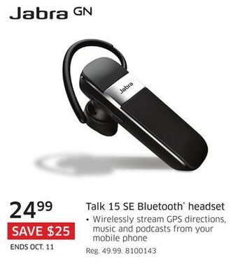 The Source Jabra talk 15 se bluetooth headset offer