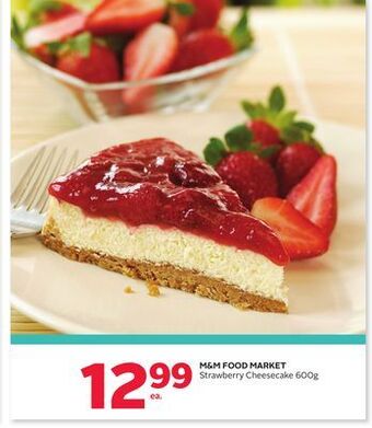 Rexall M & m food market strawberry cheesecake offer