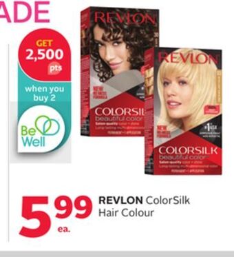 Rexall Revlon colorsilk hair colour offer