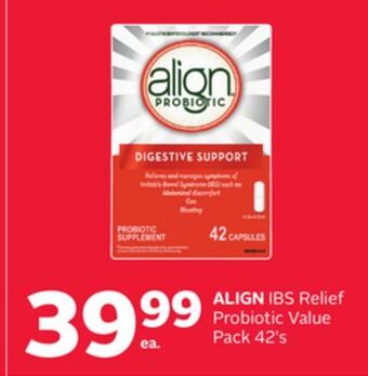 Rexall Align ibs relief probiotic value pack offer