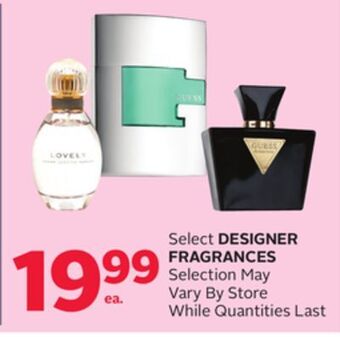 Rexall Select designer fragrances offer