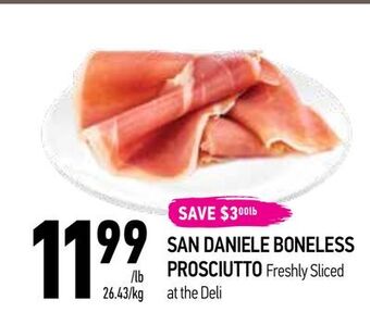 Coppa's Fresh Market San daniele boneless prosciutto offer