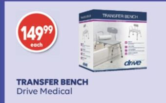 Wellwise by Shoppers Transfer bench drive medical offer