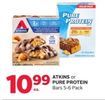 Rexall Atkins or pure protein bars offer