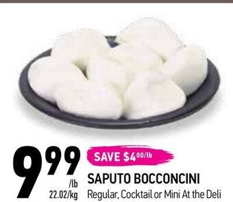 Coppa's Fresh Market Saputo bocconcini offer