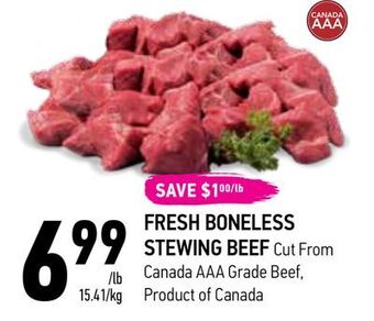 Coppa's Fresh Market Fresh boneless stewing beef offer
